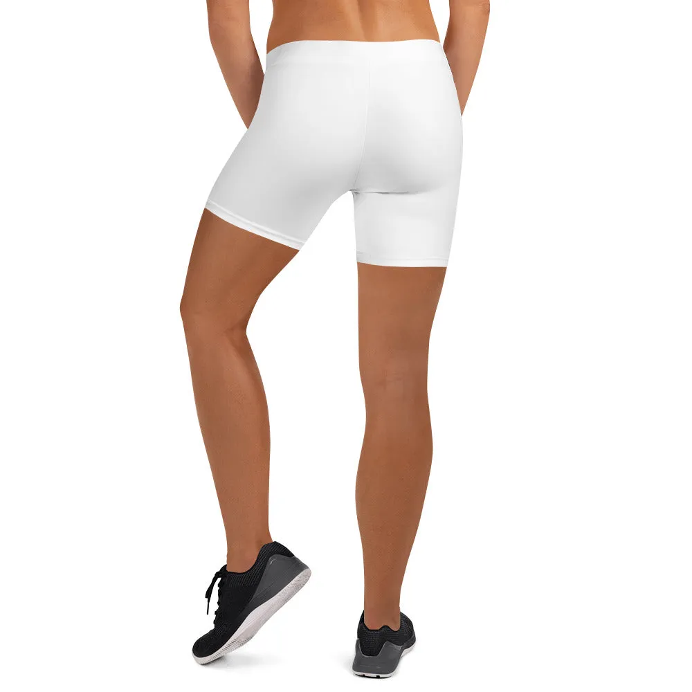 2PE White Workout Shorts