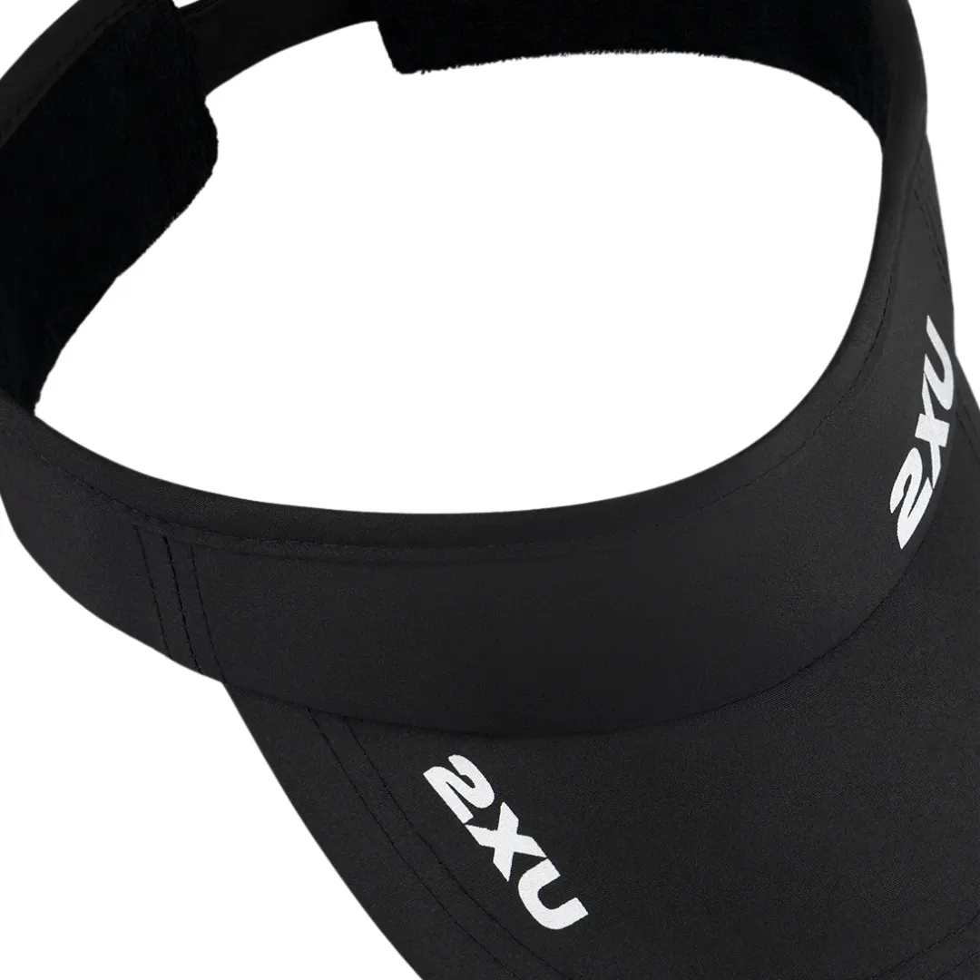 2XU - Run Visor - Black/Black