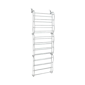 36 Pair Shoe Holder Organiser Over The Door Hanging Shelf Rack Storage Hook