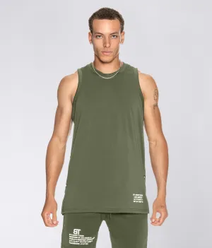 4200 . AirPro Regular-Fit Tank Top - Military Green