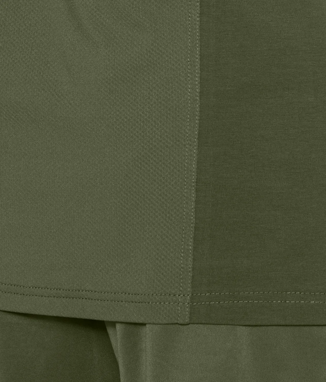 900 . Viscose Regular-Fit Back Roll T-Shirt - Military Green