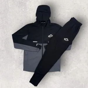 ADAPT TO IMPACT SET BLACK / GREY - JACKET & TROUSERS