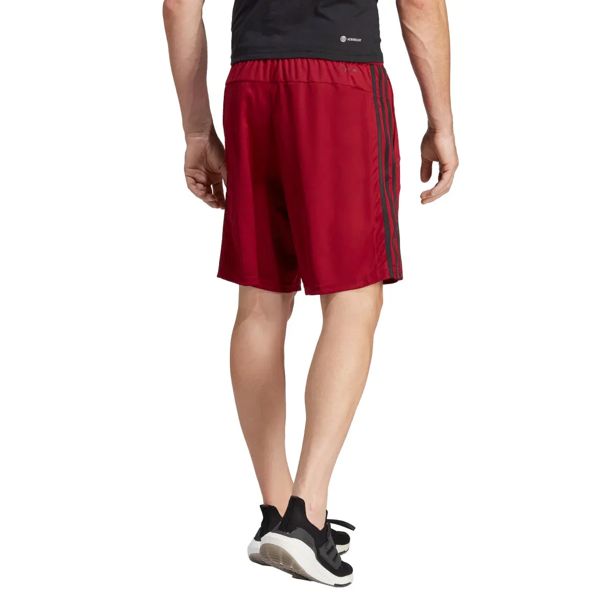 adidas Men's Train Essentials Piqué 3-Stripes Training Shorts (Tall)