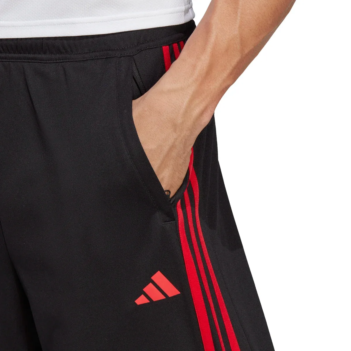 adidas Men's Train Essentials Piqué 3-Stripes Training Shorts (Tall)