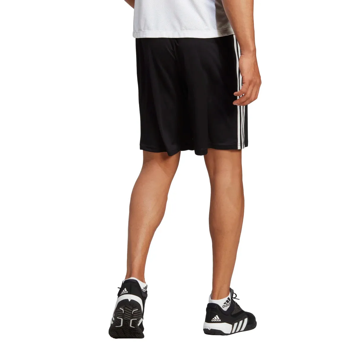 adidas Men's Train Essentials Piqué 3-Stripes Training Shorts (Tall)