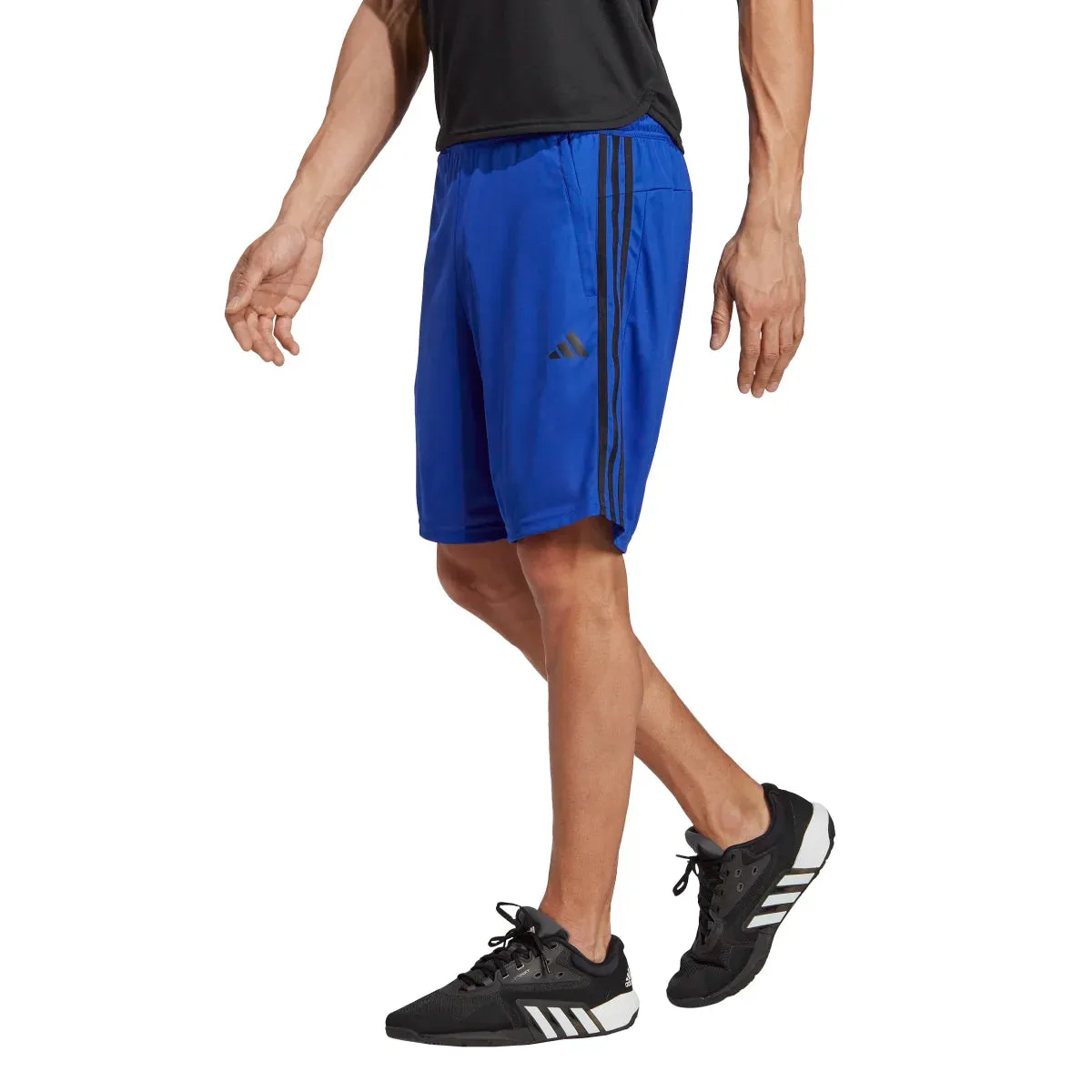 adidas Men's Train Essentials Piqué 3-Stripes Training Shorts (Tall)