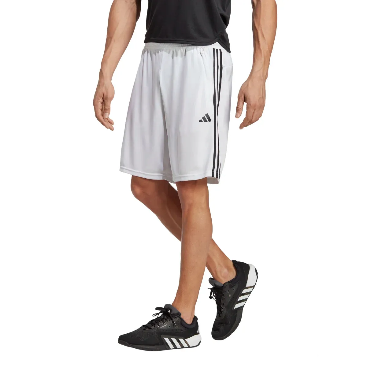 adidas Men's Train Essentials Piqué 3-Stripes Training Shorts (Tall)