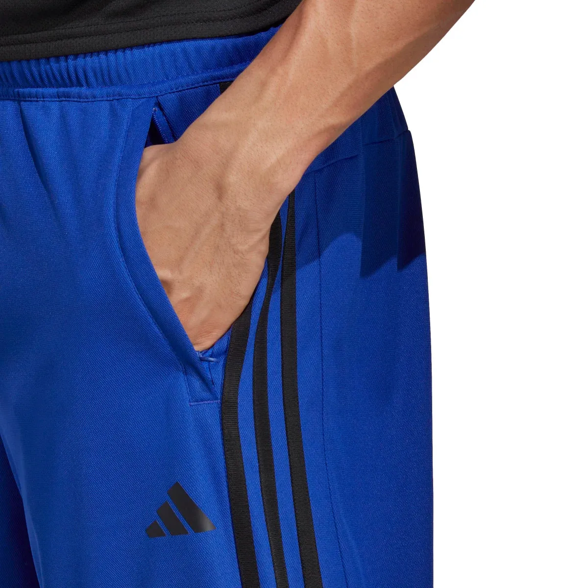 adidas Men's Train Essentials Piqué 3-Stripes Training Shorts (Tall)