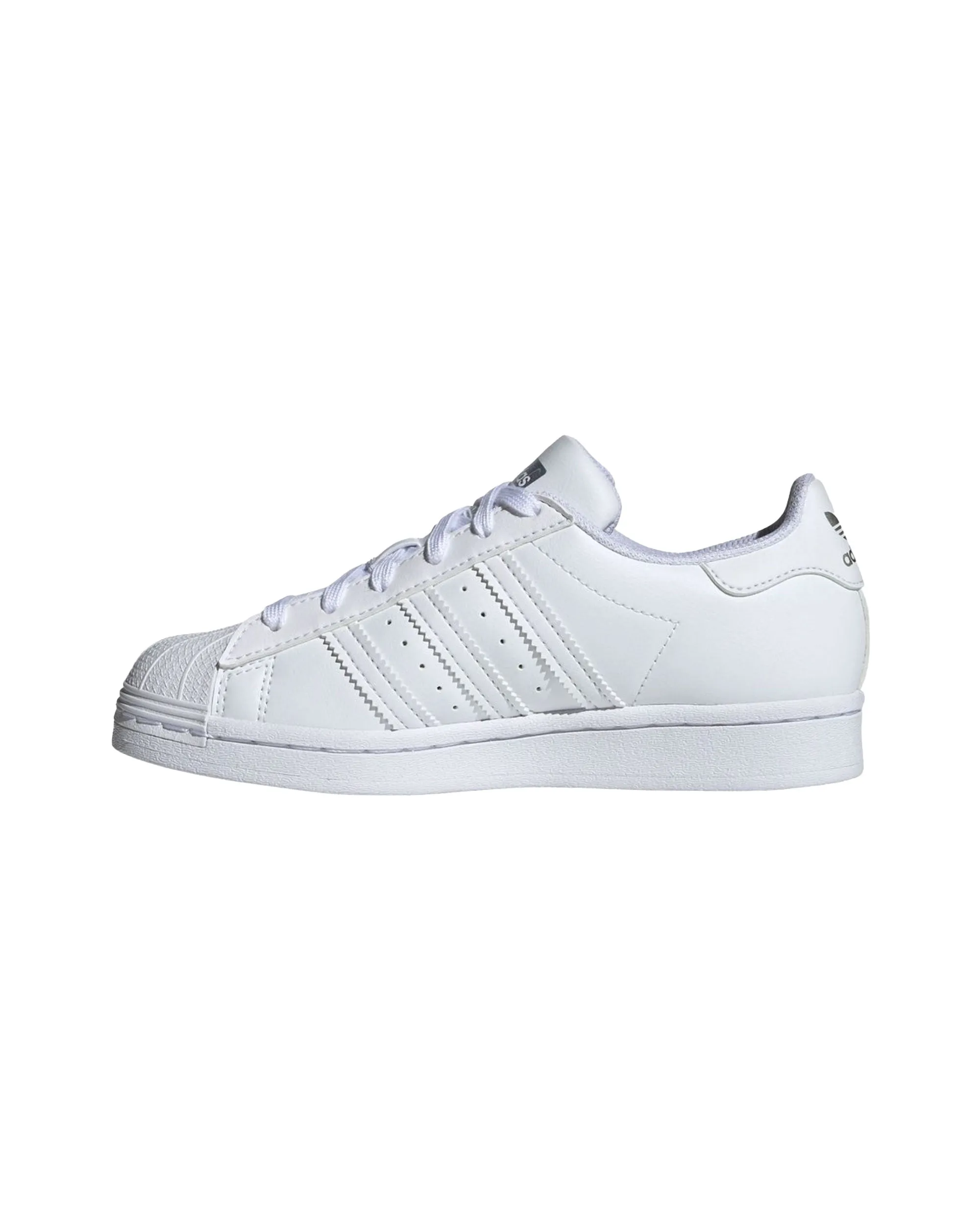 Adidas Superstar J Bianco Glitter