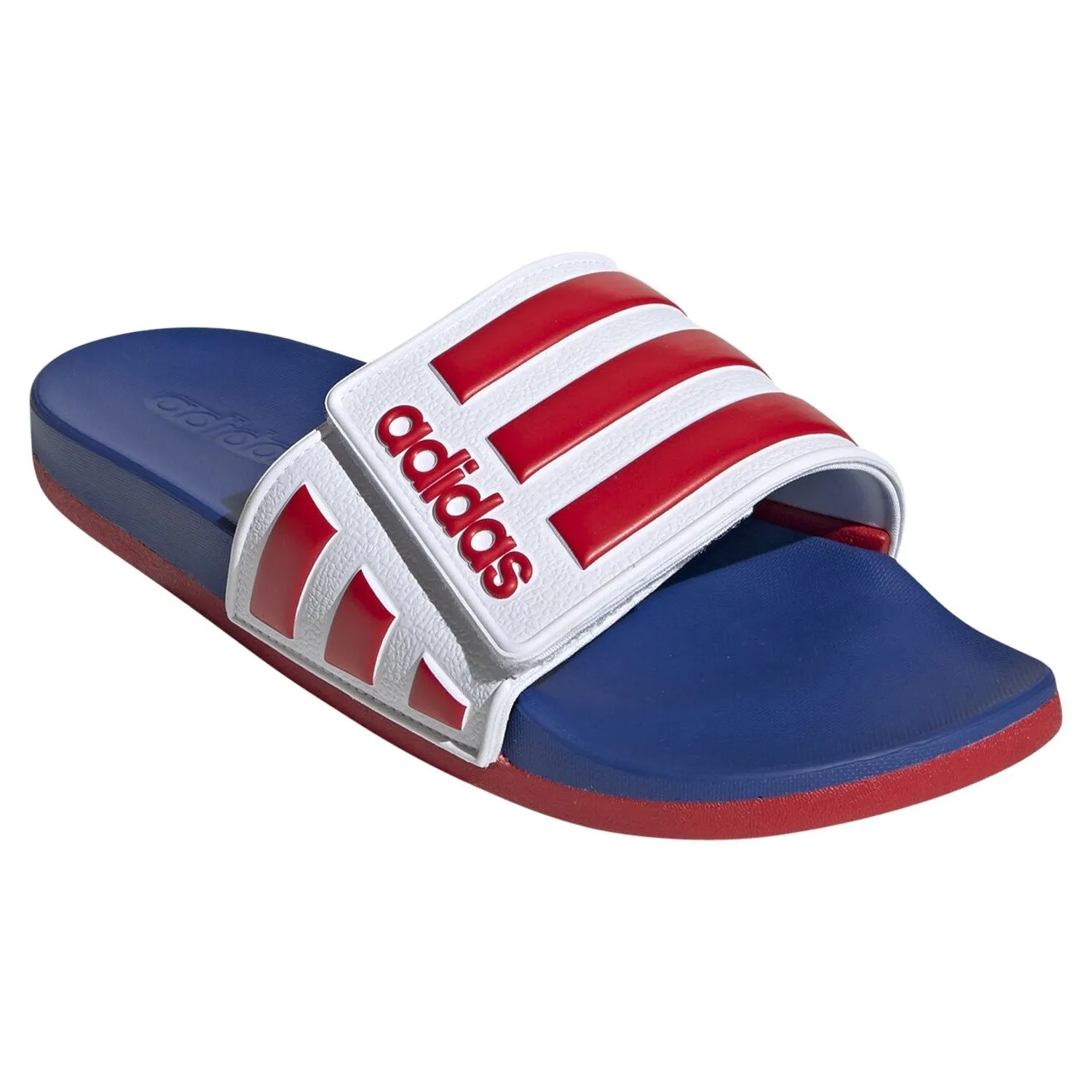 adidas Unisex Adilette Comfort ADJ Slides - Blue