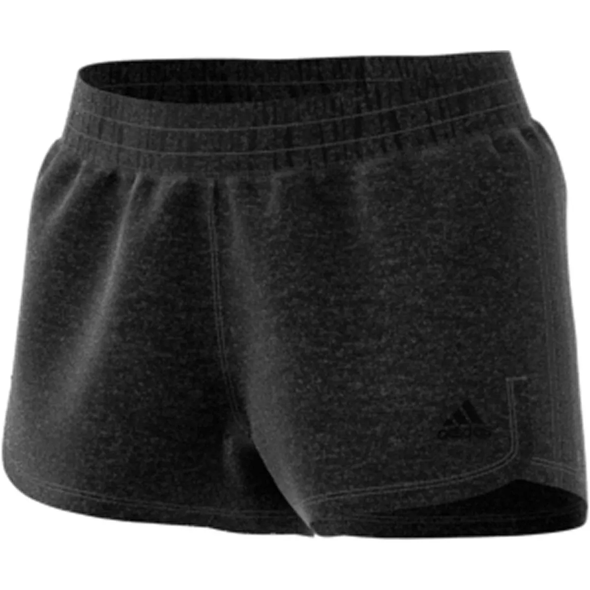 adidas Women's Pacer 3-Stripes Woven Heather Shorts