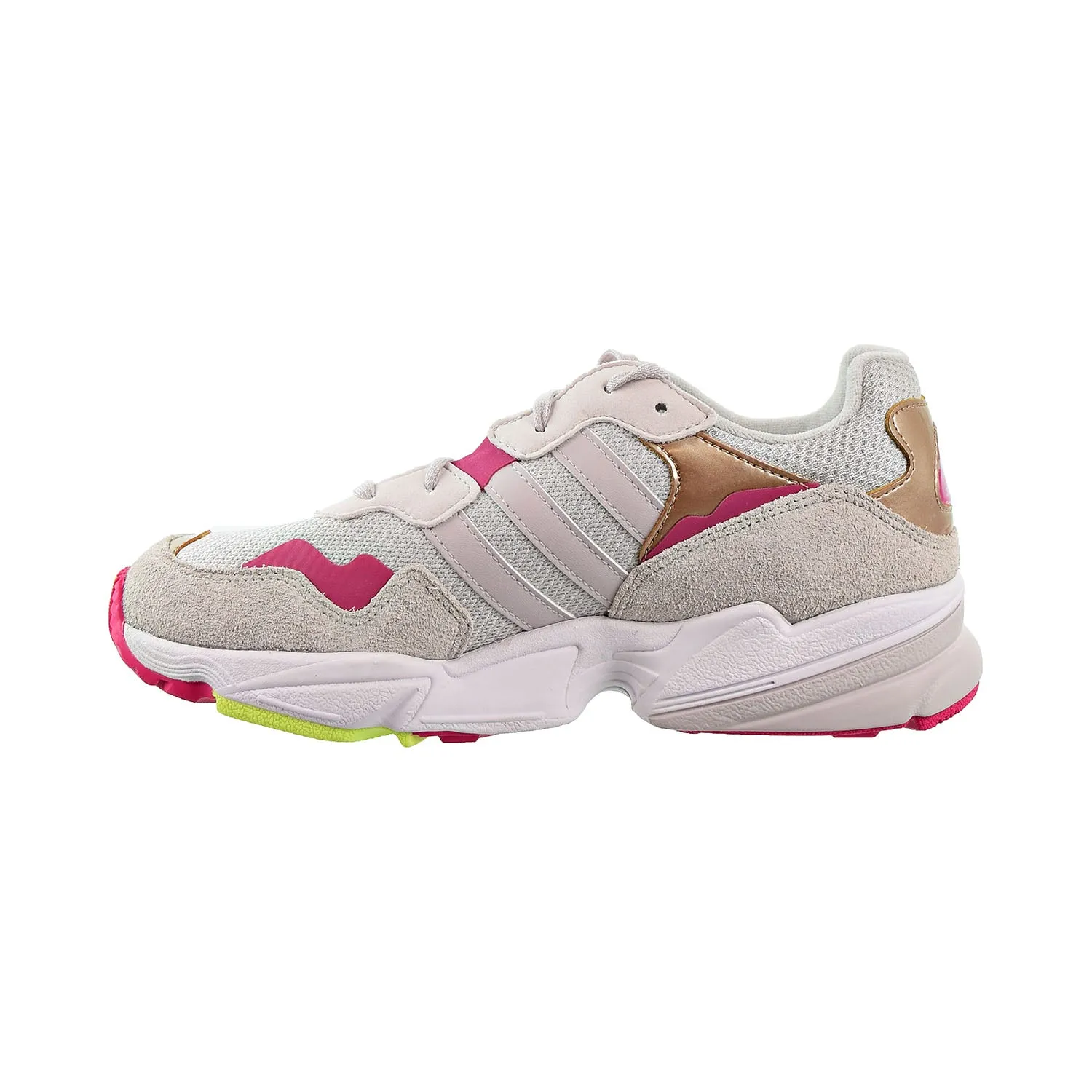 Adidas Yung-96 Big Kids Shoes Grey/Orchid Tint/Cloud White