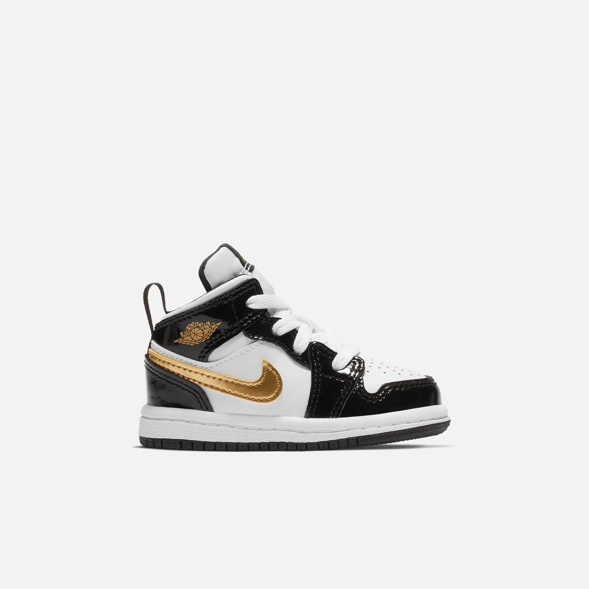 Air Jordan Kids' 1 Mid SE Black Gold (TD)