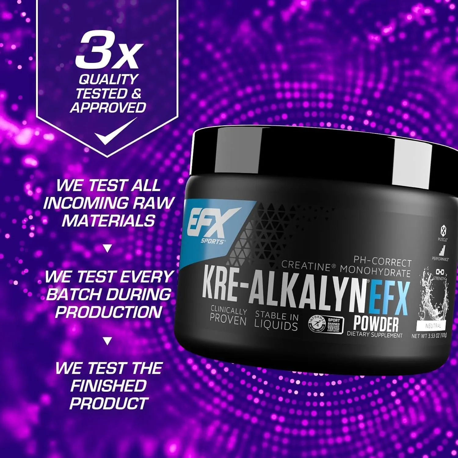 All American EFX Kre-Alkalyn EFX Powder 100-110g