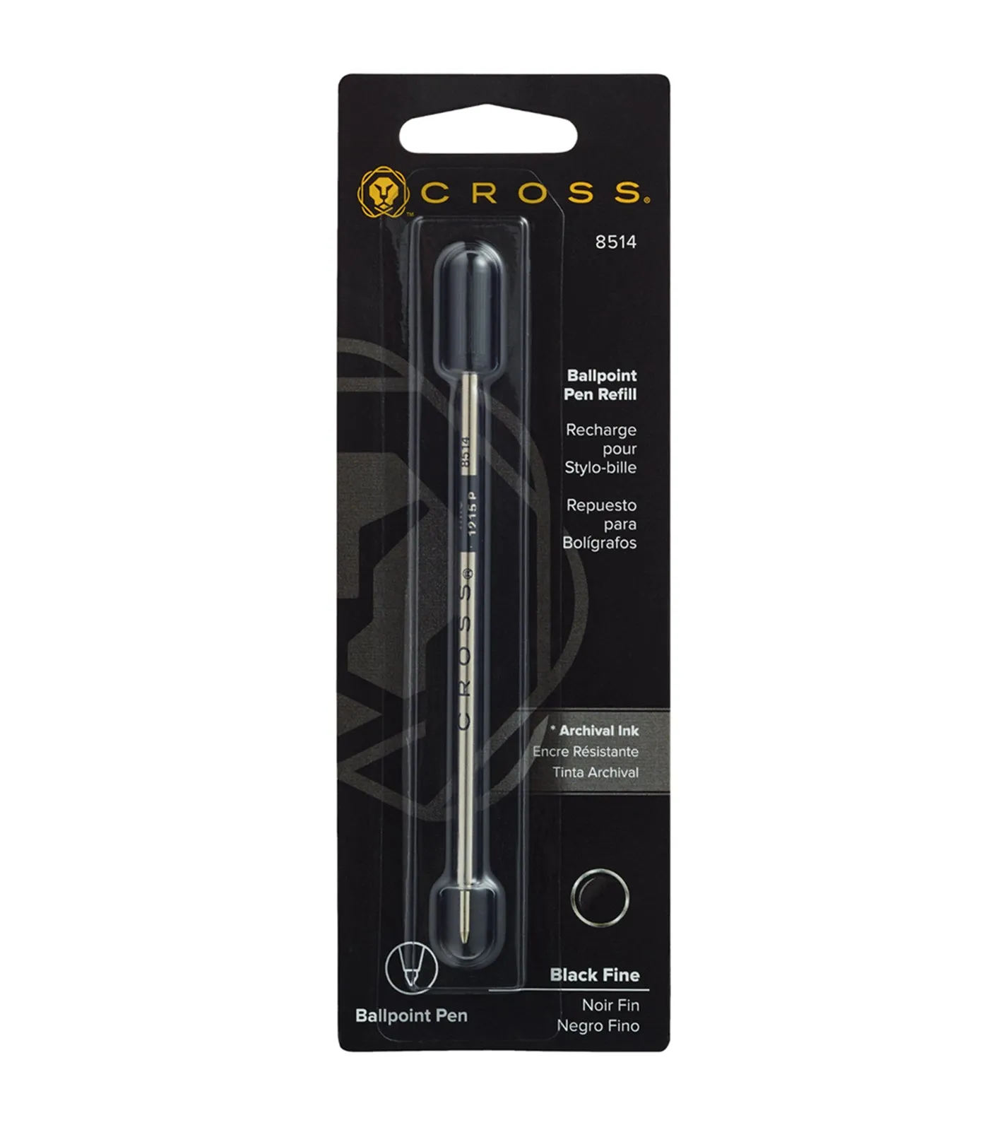 Ballpen Refill - Black - Fine - Single