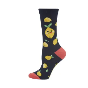 Bamboozld: Womens Sour Puss Bamboo Sock