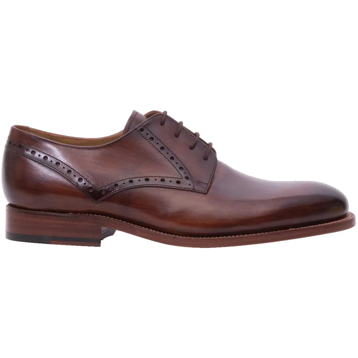 BARKER Trent Shoes - Mens - Hand Brushed Brown