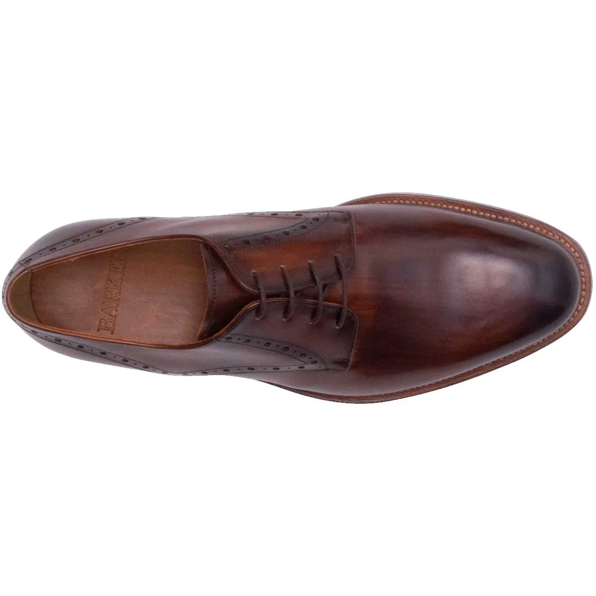 BARKER Trent Shoes - Mens - Hand Brushed Brown