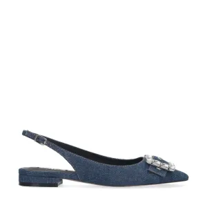 Bibi Lou Ballerinas in Denim Blue