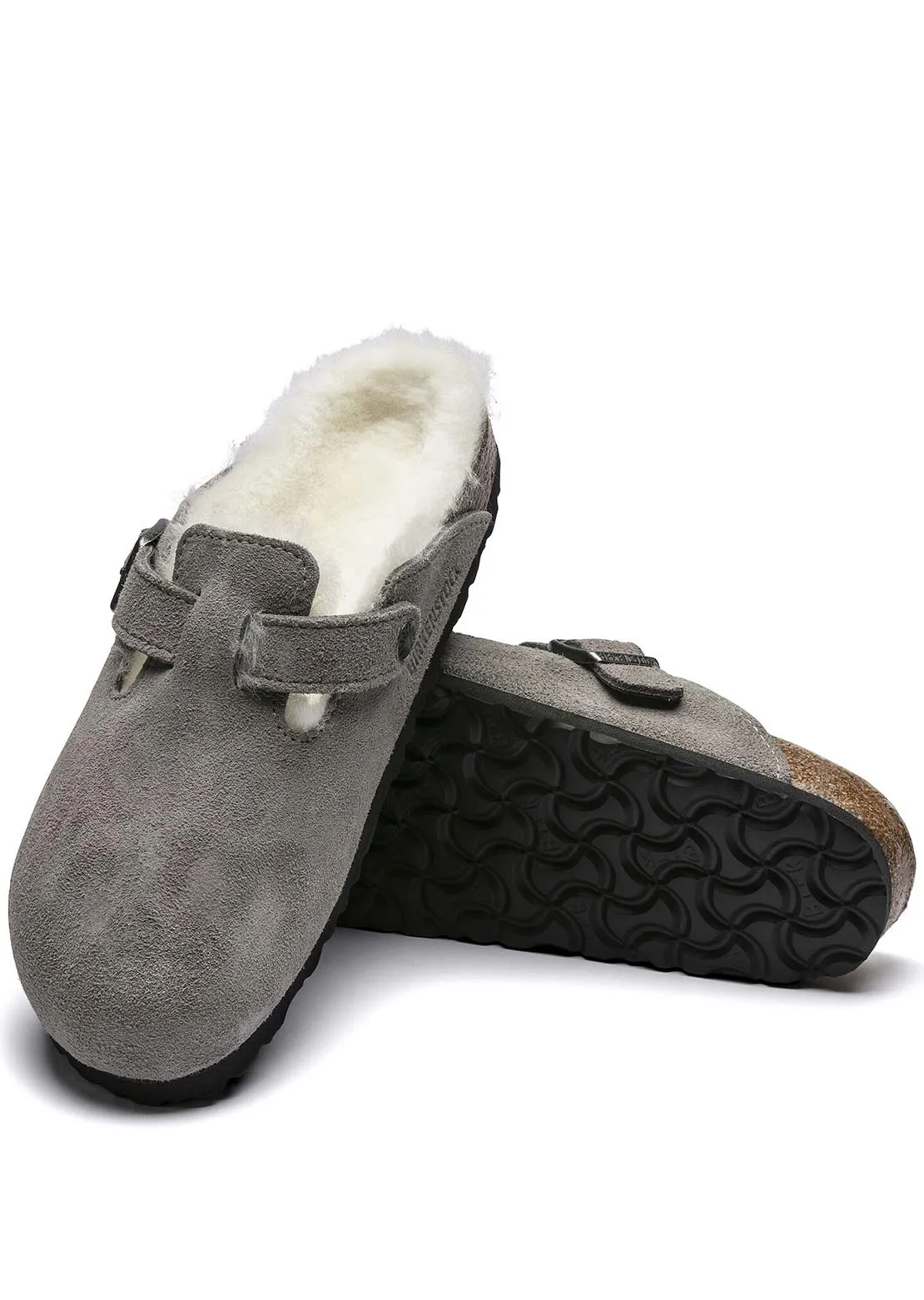 Birkenstock Women's Boston Shearling Suede Narrow Slip-On