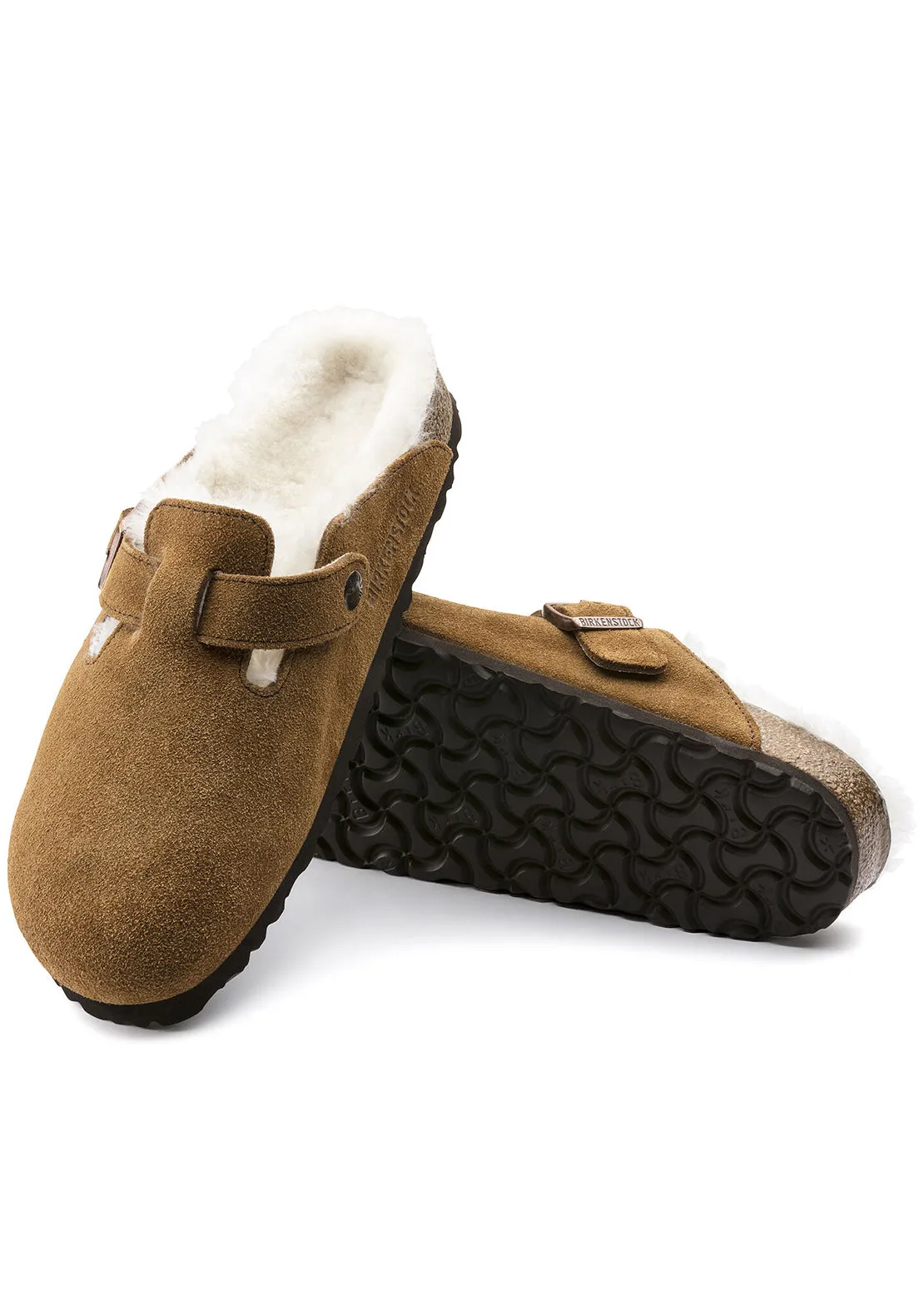 Birkenstock Women's Boston Shearling Suede Slip-On