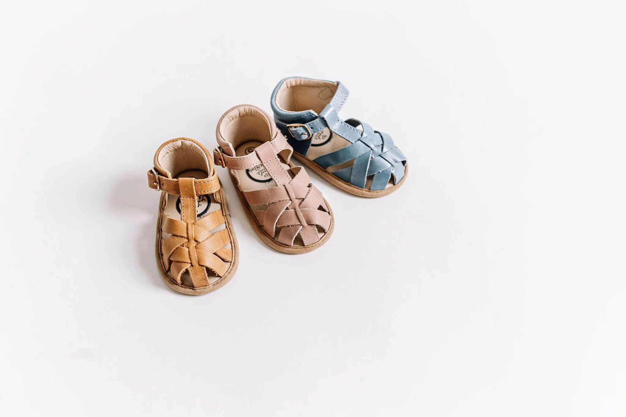 Blush Closed Toe Sandal {Premium Leather}