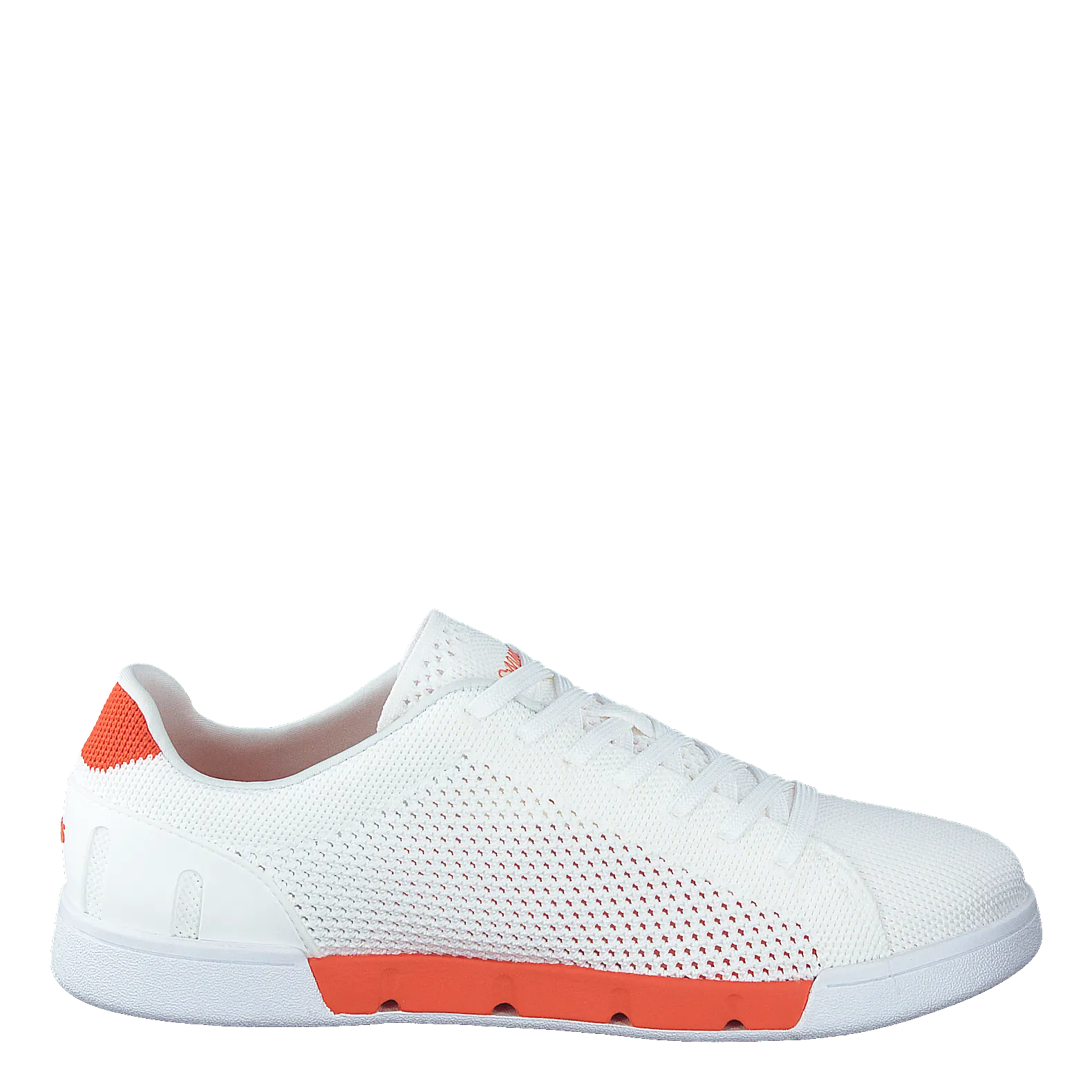 Breeze Tennis Knit White/swims Orange