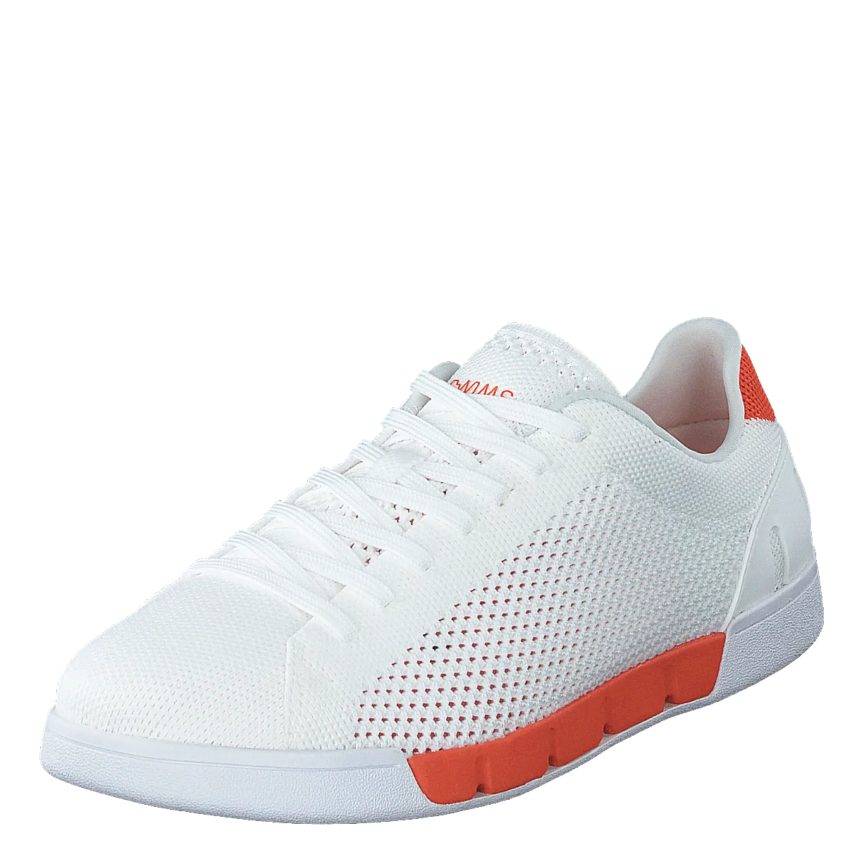 Breeze Tennis Knit White/swims Orange