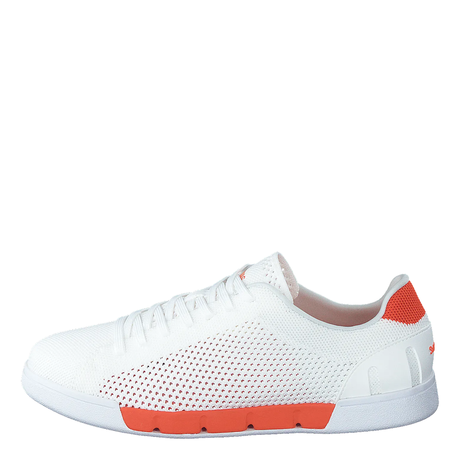 Breeze Tennis Knit White/swims Orange