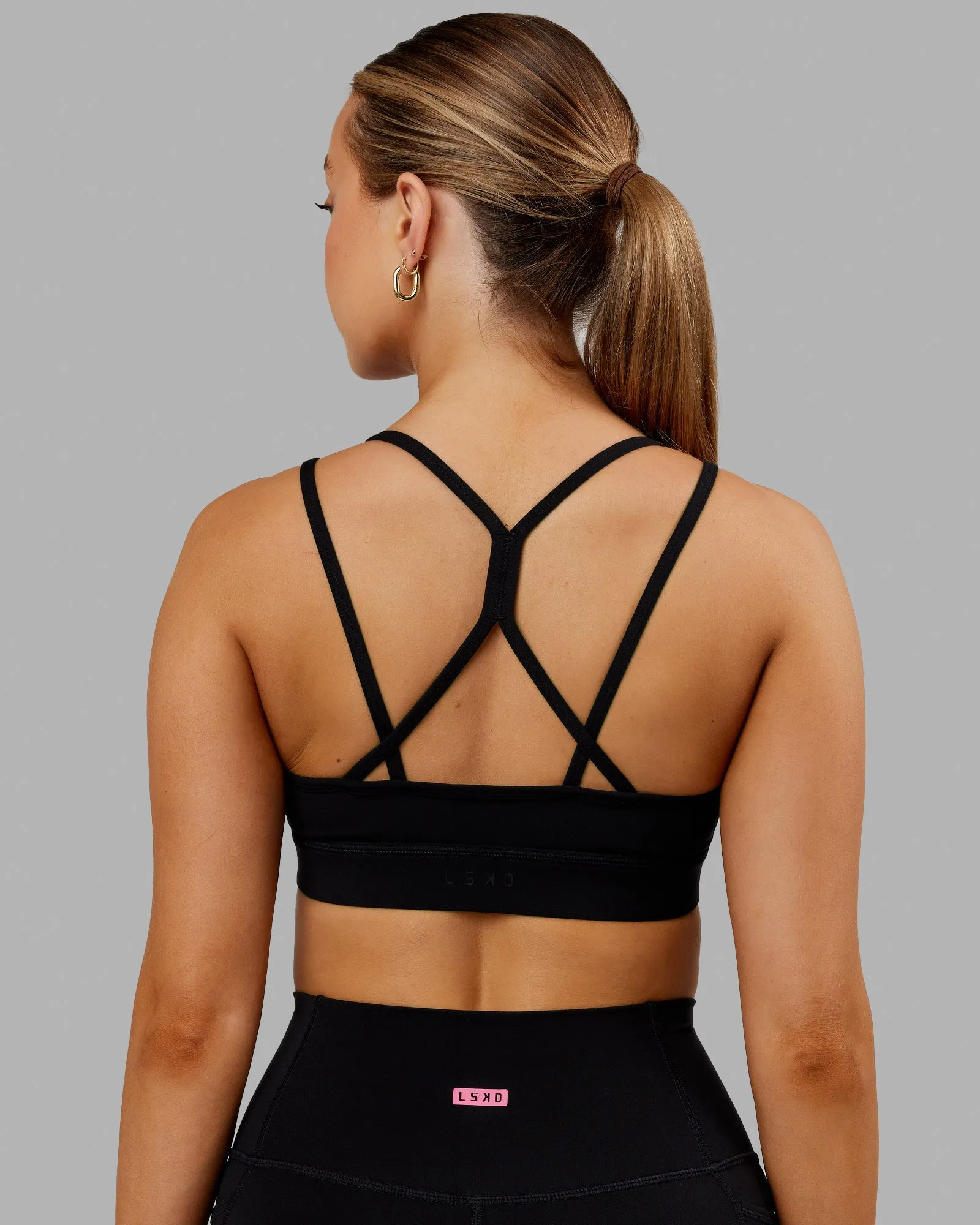 Bridge Sports Bra - Black-White