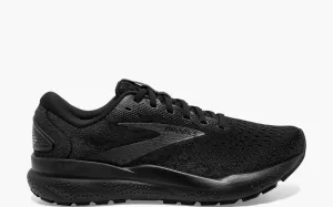 BROOKS WOMENS GHOST 16 - BLACK / BLACK