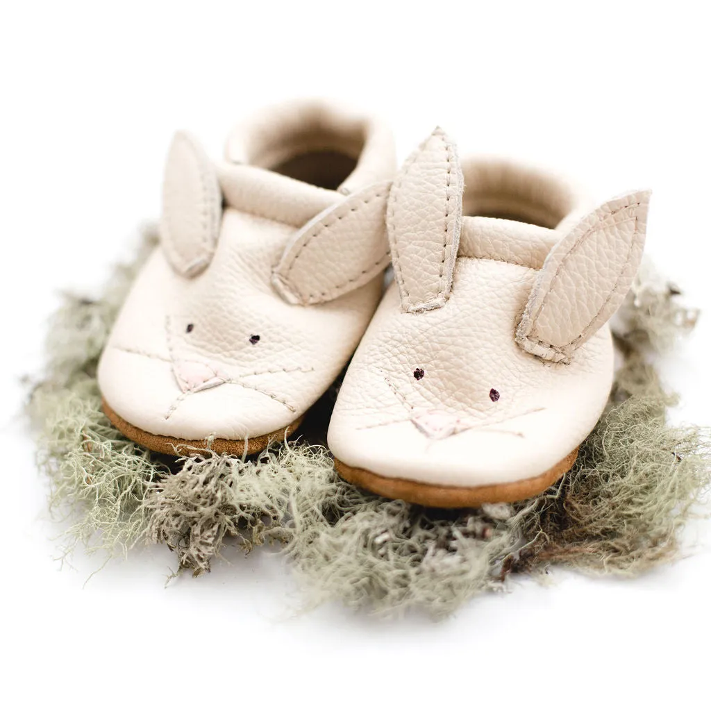 Bunnies // Cute Critters Leather Shoes Baby and Toddler Bunny