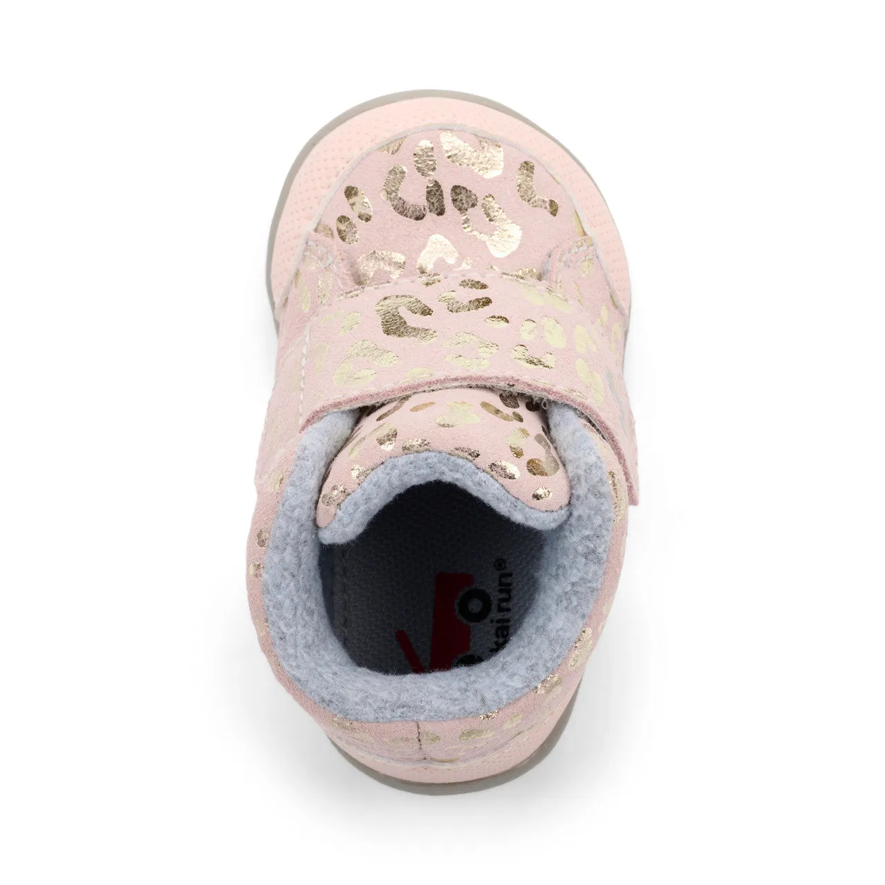 Casey (First Walker) Infant Bootie -  Peach/Gold