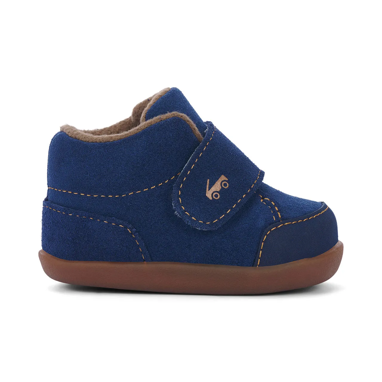 Casey Mini (First Walker) Infant Bootie - Navy Suede