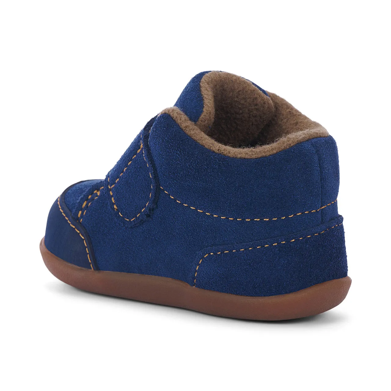 Casey Mini (First Walker) Infant Bootie - Navy Suede