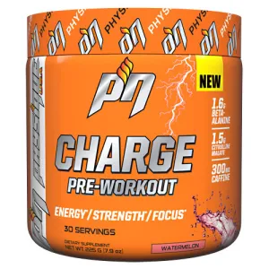 Charge Pre Workout Blue Raspberry 30 Servings By Physique Nutrition