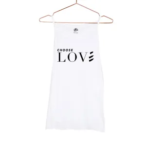 Choose Love High Neck - White