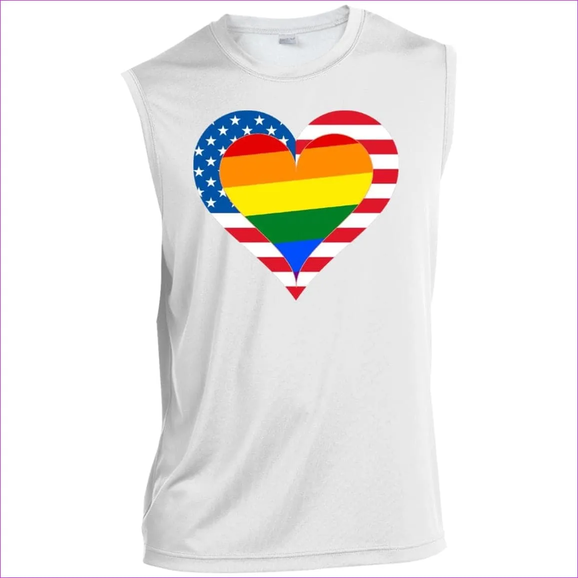 Country & Pride Love Men’s Sleeveless Performance Tee