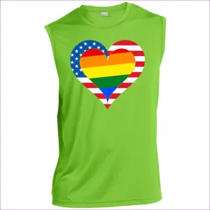 Country & Pride Love Men’s Sleeveless Performance Tee