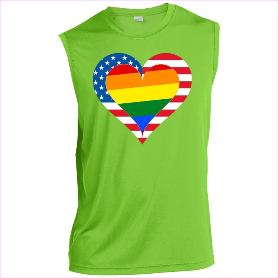 Country & Pride Love Men’s Sleeveless Performance Tee