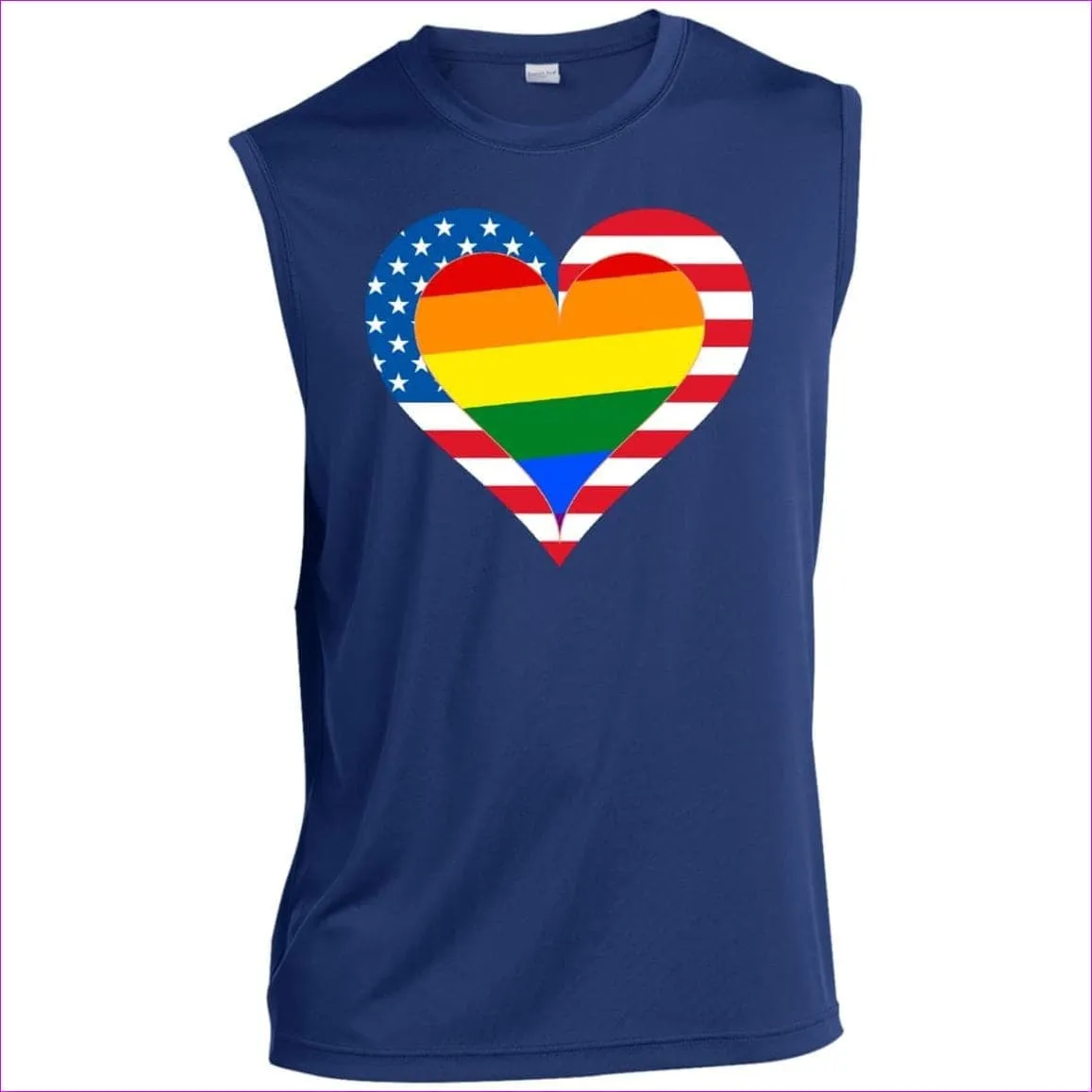 Country & Pride Love Men’s Sleeveless Performance Tee