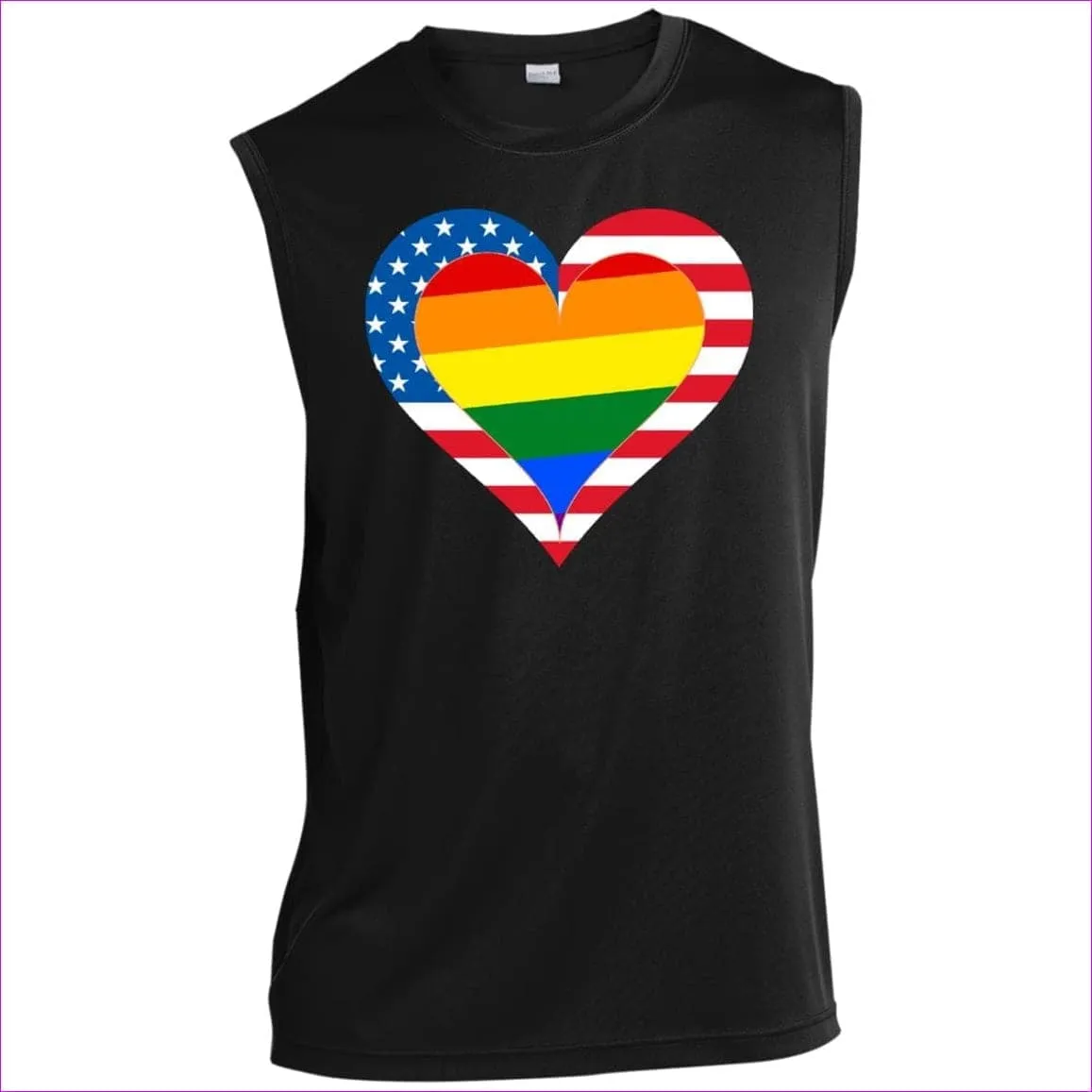 Country & Pride Love Men’s Sleeveless Performance Tee