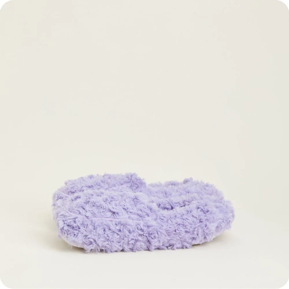 Curly Purple Warmies Slippers