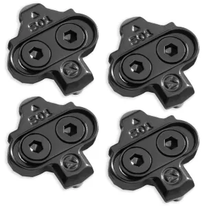 CyclingDeal Bike Cleats Compatible with Shimano MTB SPD Pedals SM-SH51 SM-SH56 - for Indoor Cycling Spinning & Mountain MTB Bicycle Shoes - 2 Pairs of Single-Release