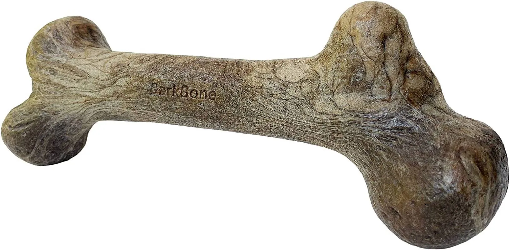 Dinosaur BarkBone: Indestructible Bacon-Flavored Chew Toy for Power Chewers