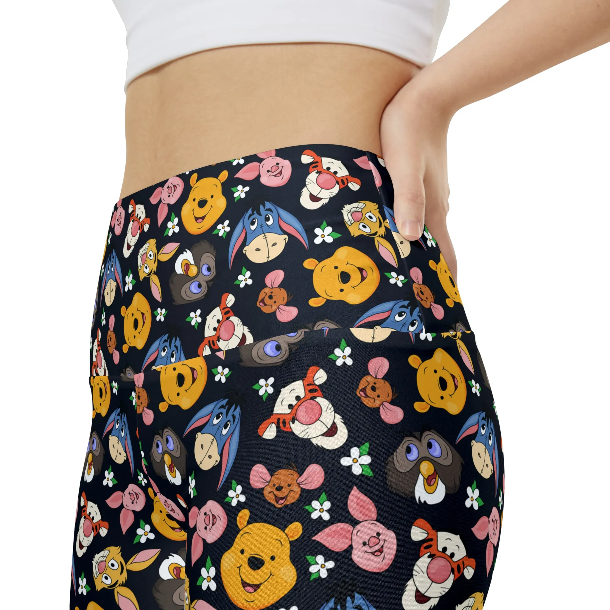 Disney Winnie The Pooh Hundred Acre Woods Friend Women's Athletic Workout Shorts