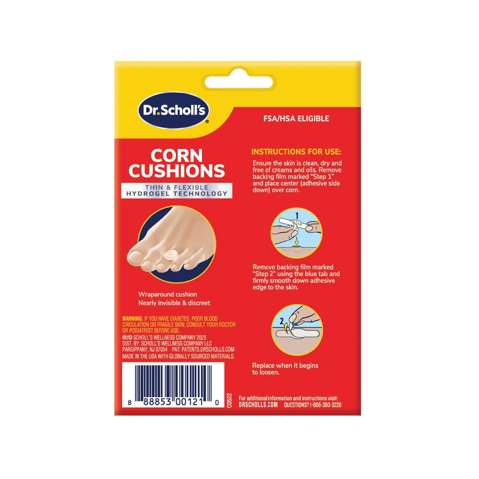 Dr.Scholl Corn Cushions with Hydrogel Technology