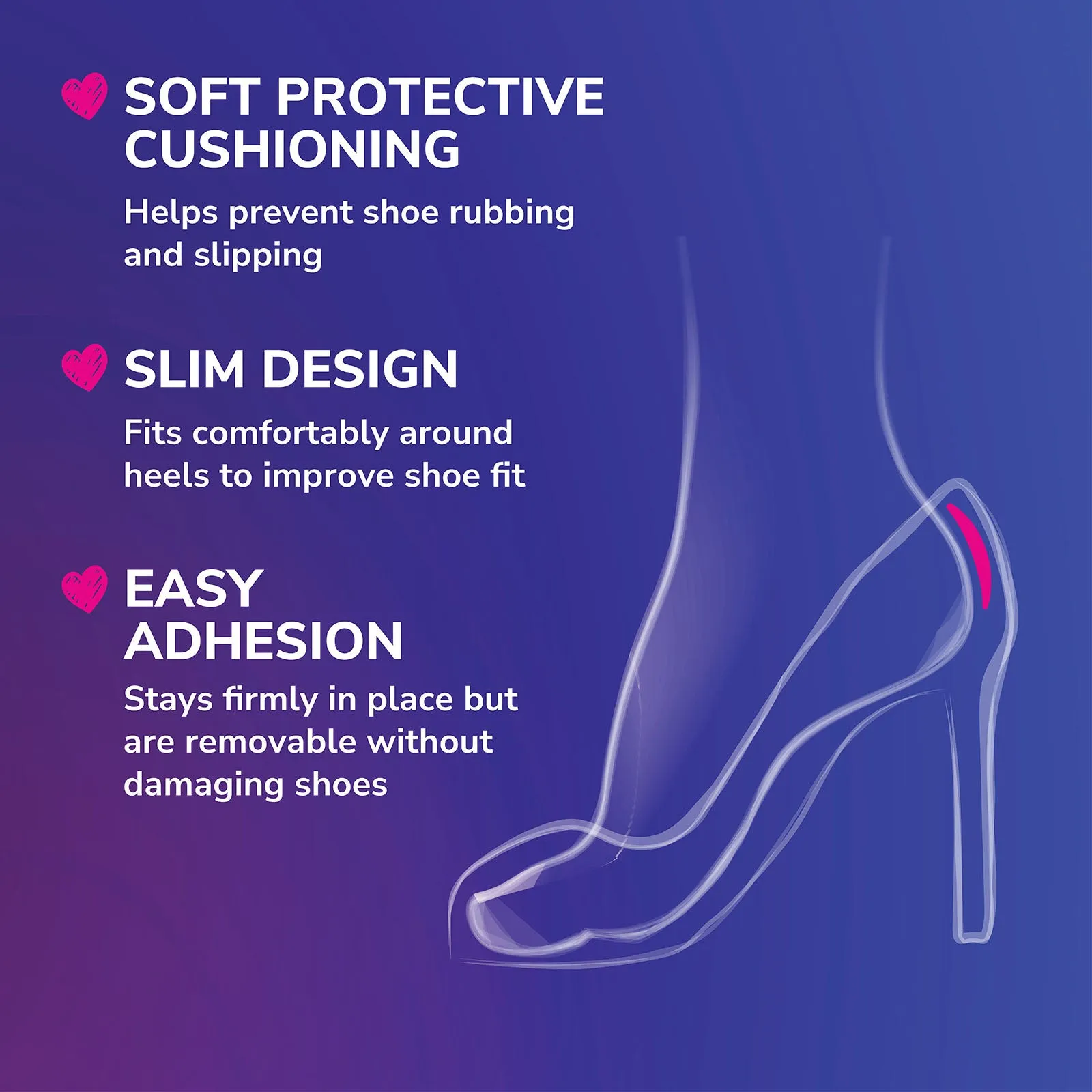 Dr.Scholl Love Your FLATS Heel Liner Cushions