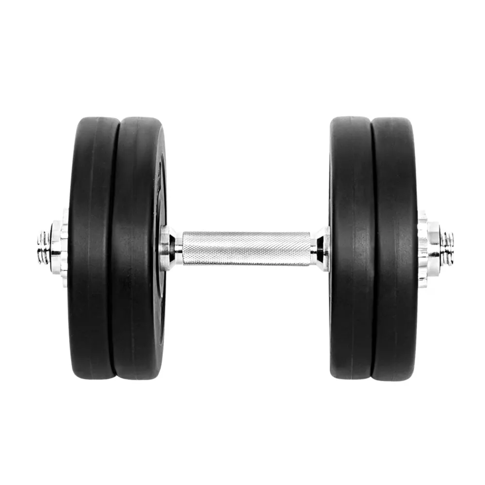 Dumbbells Set 25kg Weight Plates Home Gym Fitness Exercise Dumbbell