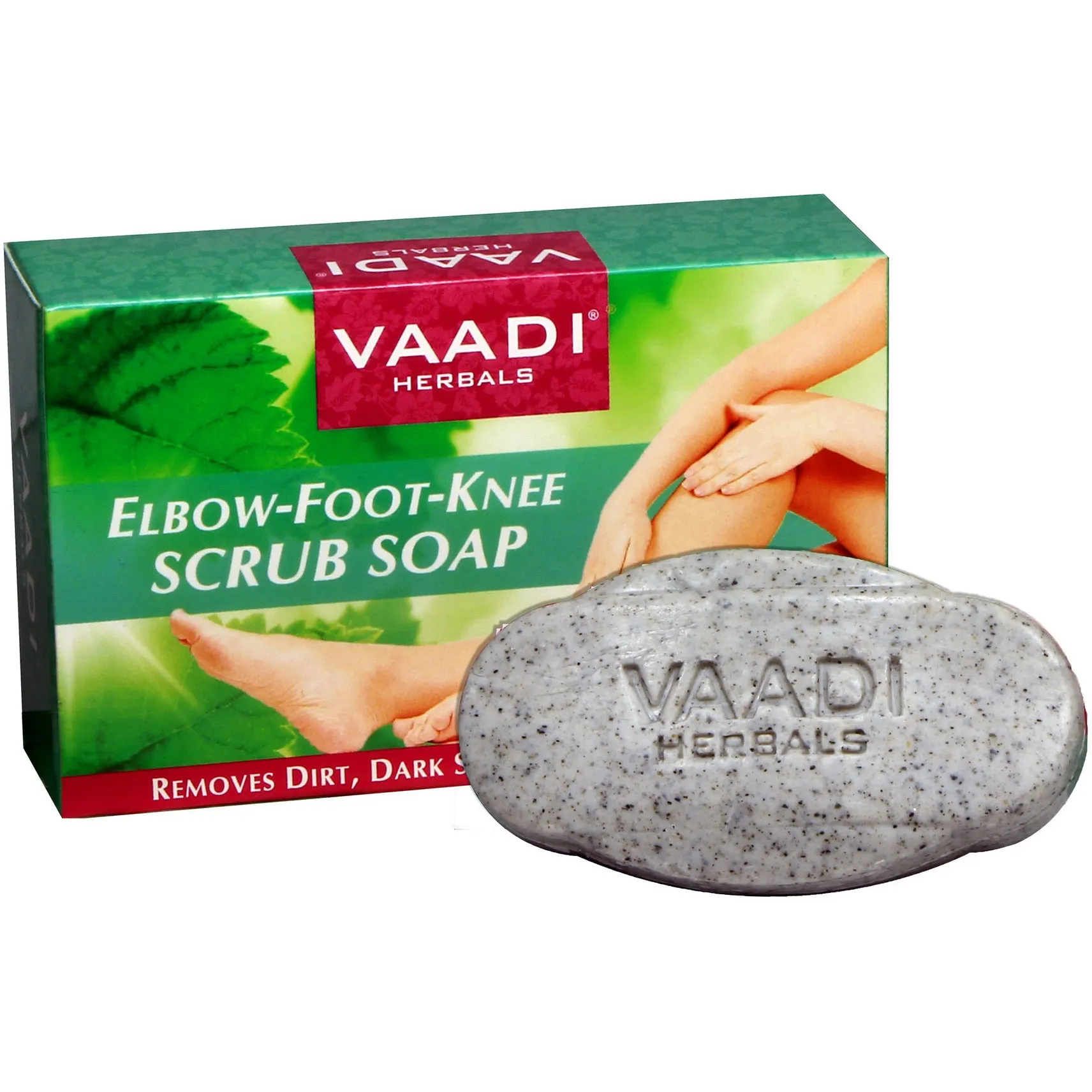 Elbow-Foot-Knee Scrub Soap with Almond & Walnut Scrub